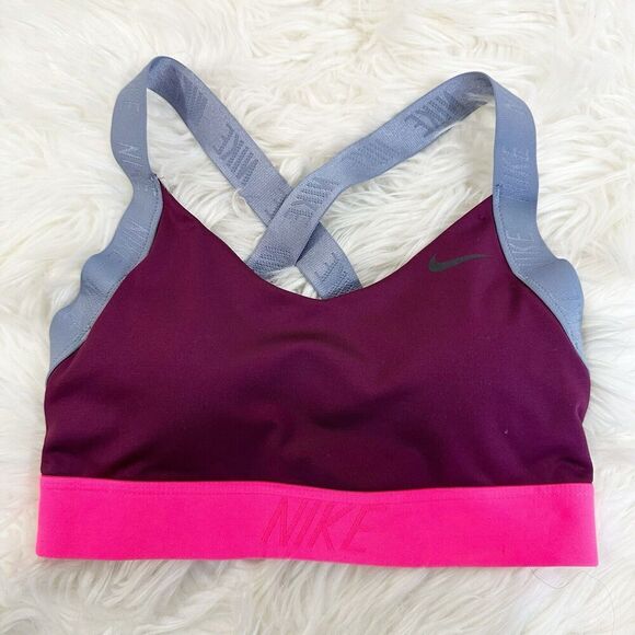 Nike Womens Indy Sports Bra Size Small Logo Activewear Running Dri Fit - Picture 1 of 4